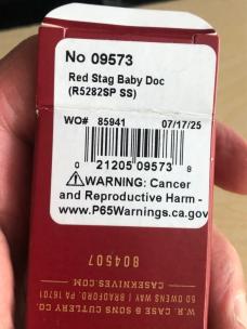 Case Red Stag Baby Doc