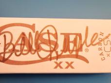 2026 Dark Red Bone Peach Seed Jig Case Axe Handle w/Bill Ruple signed box