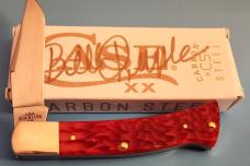 2026 Dark Red Bone Peach Seed Jig Case Axe Handle w/Bill Ruple signed box