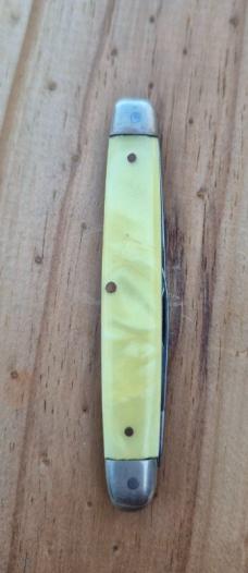 3" Vintage H. Dorwal 2-Blade Knife, Solingen, Celluloid Handles