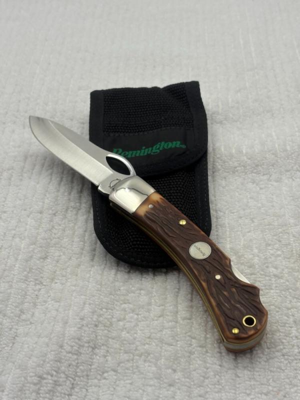 Remington USA R-17 One Blade Lockback Pocket Knife (22) Remington USA R-17 One Blade Lockback Pocket Knife (22)