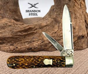 Rick A Herder Vintage Antique 2 Blade Jack Pocket Knife Made in Germany 4