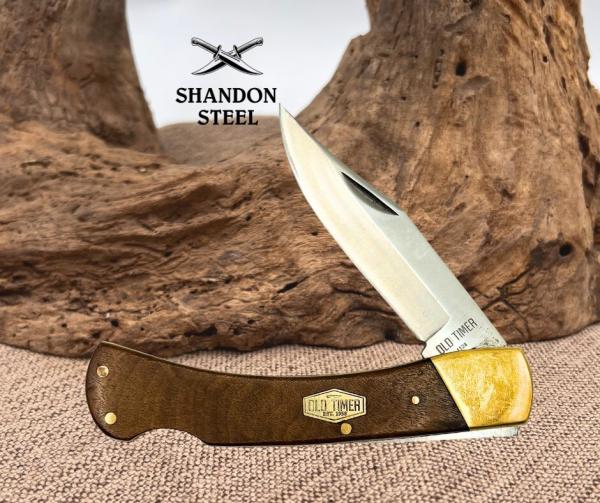 Schrade Old Timer 6OTW Golden Bear 8.7in Traditional Lockback Folding Knife (7) Schrade Old Timer 6OTW Golden Bear 8.7in Traditional Lockback Folding Knife (7)