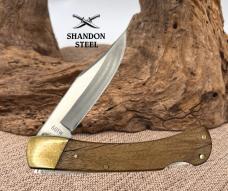 Schrade Old Timer 6OTW Golden Bear 8.7in Traditional Lockback Folding Knife (7)