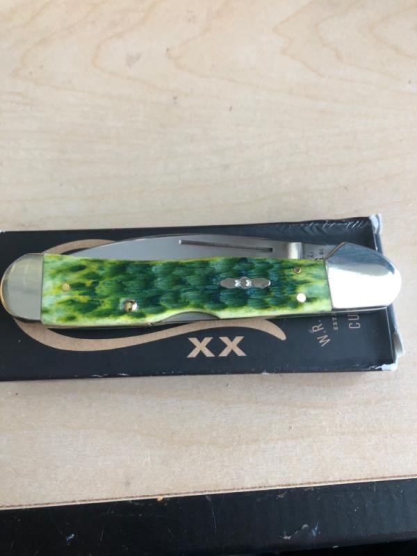 Case Green Apple Bone Peach Seed Jig CoppperLock Case Green Apple Bone Peach Seed Jig CoppperLock