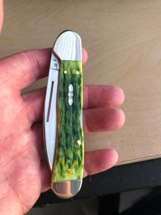 Case Green Apple Bone Peach Seed Jig CoppperLock