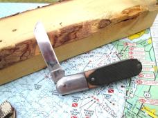 VTG 1978 QUEEN STEEL USA Single Blade Barlow Knife - Wicked Snap!!
