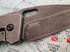 Columbia River Knife & Tool CRKT Huge Wharncliffe Blade Framelock Knife HERON 2440