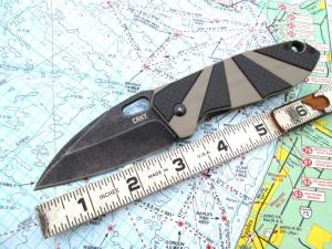 Columbia River Knife & Tool CRKT Huge Wharncliffe Blade Framelock Knife HERON 2440