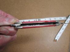 VTG CAMILLUS NEW YORK USA #20 Muskrat Knife Rehandled in Red Jigged Bone