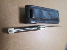 VTG SCHRADE USA LB7  Wood Handle Folding Hunter Lockback Knife & Original Sheath
