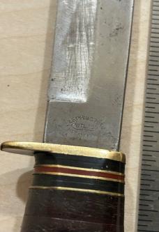 Leppington Cutlass Sheffield sheath knife