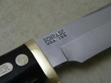 Schrade USA 165OT Old Timer Woodsman Fixed Blade Knife w/Leather Sheath NIB