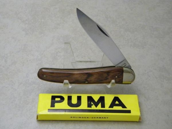Puma Solingen Germany 536 Wood One Blade Folding Knife NIB Puma Solingen Germany 536 Wood One Blade Folding Knife NIB