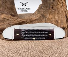 Case XX™ Canoe Pocket Worn 30th Mahogany Bone 55235 Stainless Pocket Knife