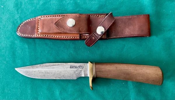 Older Randall Made Knife Model 5-5” Camp & Trail Knife JRB Sheath W/Extras Older Randall Made Knife Model 5-5” Camp & Trail Knife JRB Sheath W/Extras