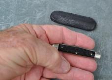 Robeson 2 Bl Rough Black 622064 Near Mint Handles Used Blades Loud Snap Both Blades Both Ways