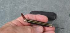 Robeson 2 Bl Rough Black 622064 Near Mint Handles Used Blades Loud Snap Both Blades Both Ways