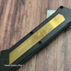 AKC F-16 Dagger D/A OTF Automatic Knife Brass 