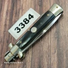 Vintage Stiletto Manual Opening Lockback Folding Pocket Knife Made In Italy 