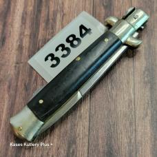 Vintage Stiletto Manual Opening Lockback Folding Pocket Knife Made In Italy 