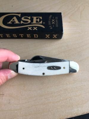 2025 Case Sowbelly Stockman Natural Bone