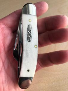 2025 Case Sowbelly Stockman Natural Bone