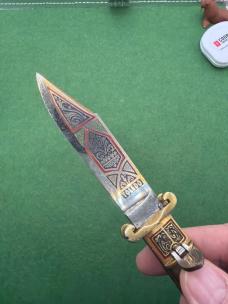 Decorated in Horn Toledo Shell Puller