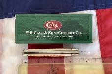 2004 Case xx Russlock Knife w/ Super Amber Vintage Bone Handles (mdl# 61953 SS) -NOS in Orig box
