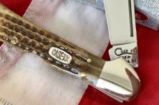 1999 Case xx Copperlock (Mdl# G61549L SS) w/ Great Green Bone Handles -NOS