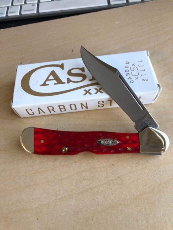 Case Dark Red Bone Peach Seed Jig Copperlock Case Dark Red Bone Peach Seed Jig Copperlock