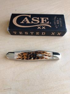 Case Amber Bone Peach Seed Jig Muskrat 