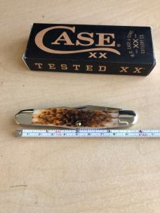 Case Amber Bone Peach Seed Jig Muskrat 