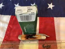 2004 Case xx Russlock Knife w/ Super Vintage Amber Carved Bone Handles (mdl# V61953L) -NOS Orig box