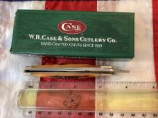 2004 Case xx Russlock Knife w/ Super Vintage Amber Carved Bone Handles (mdl# V61953L) -NOS Orig box