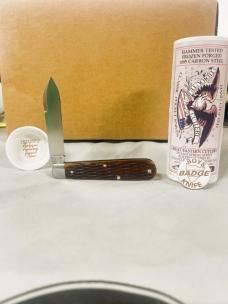 GEC Great Eastern Cutlery #15 Tidioute Boy's Badge Knife 152125S1L Antique Autumn Jig Bone