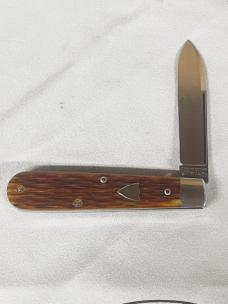 GEC Great Eastern Cutlery #15 Tidioute Boy's Badge Knife 152125S1L Antique Autumn Jig Bone