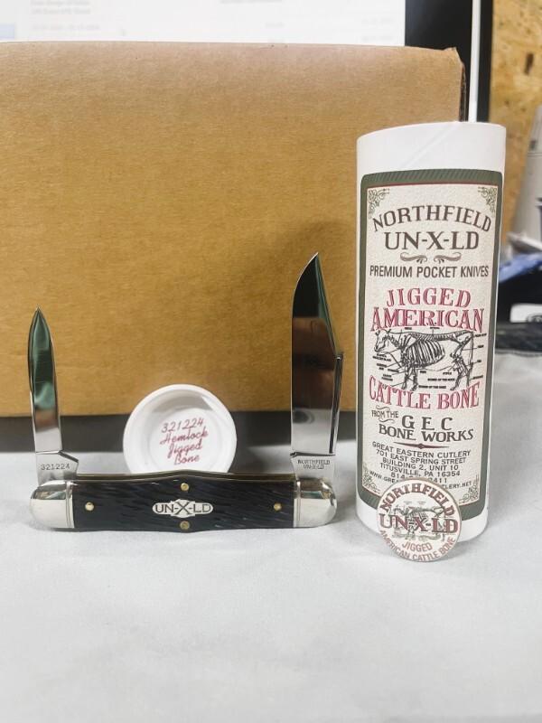 Great Eastern Cutlery #321224 Northfield UNXLD Engineer Hemlock Jigged Bone Great Eastern Cutlery #321224 Northfield UNXLD Engineer Hemlock Jigged Bone