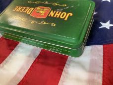 2000 Case xx John Deere Trapper w/ Dark Green Bone Handles (mdl# 6254 SS) NOS in orig Tin