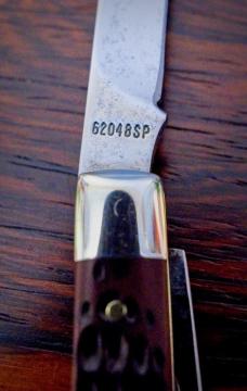1983 2-blade Case Slimline Trapper - brown delrin 