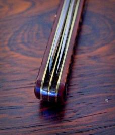 1983 2-blade Case Slimline Trapper - brown delrin 