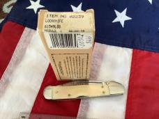 1998 Case xx Copperlock (Mdl# 61549L SS) w/ Great Natural Bone Handles -NOS in Orig box