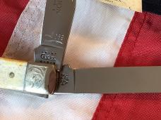2004 Case xx (Mdl# 6254 SS) Trapper w/ Natural Bone Handles & Scrolled Bolsters in Black velvet box