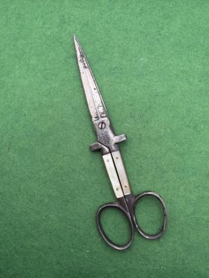 Antique German Prostitute Dagger Scissors