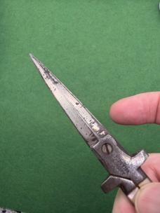 Antique German Prostitute Dagger Scissors