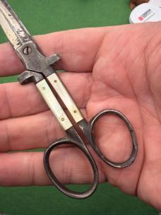 Antique German Prostitute Dagger Scissors