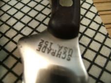 SCHRADE OLD TIMER USA 152 SHARPFINGER & 158OT GUTHOOK SKINNER CARBON STEEL FIXED BLADE KNIFE/ SHEATH