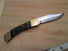 VTG 1915 FOUNDERS George Louis Joseph Wood Handle Lockback Knife 