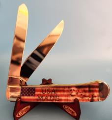 Discontinued 2025 Case Patriotic CCI White Synthetic Trapper 4254SS