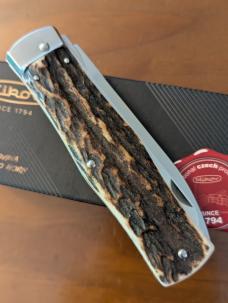 NIB 2 BLADE STAG MIKOV PREDATOR DAGGER BLADE FISHING AUTOMATIC 